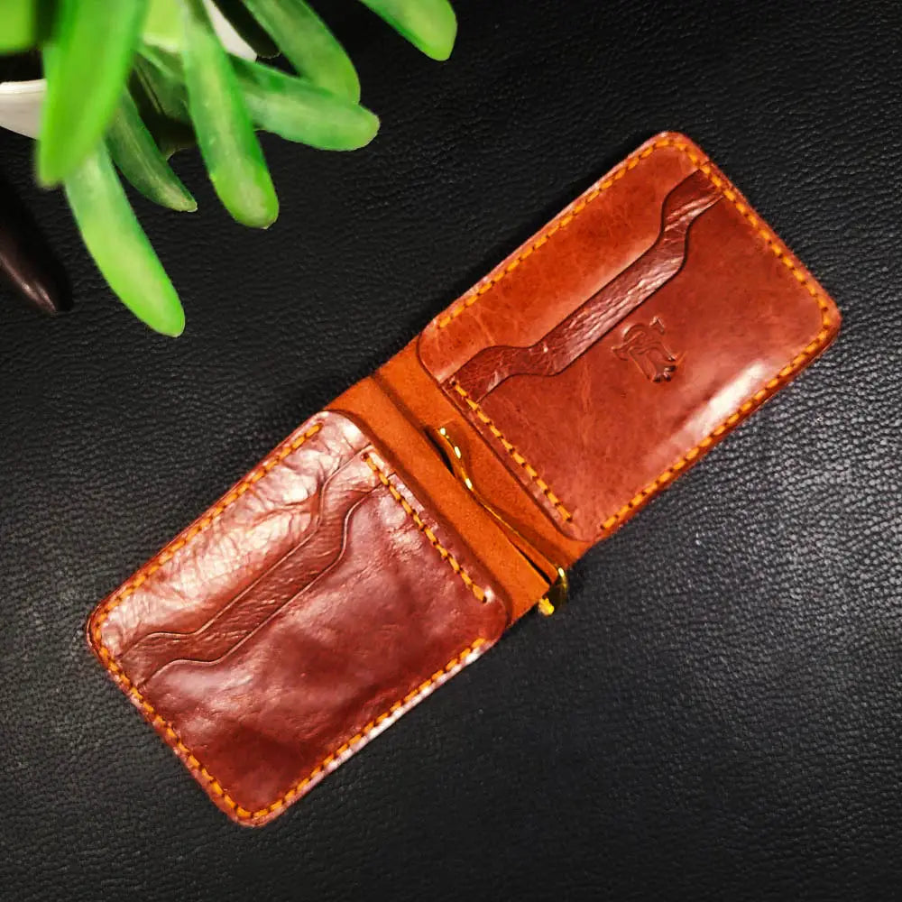 Article No 601 Money Clip Leather Wallet