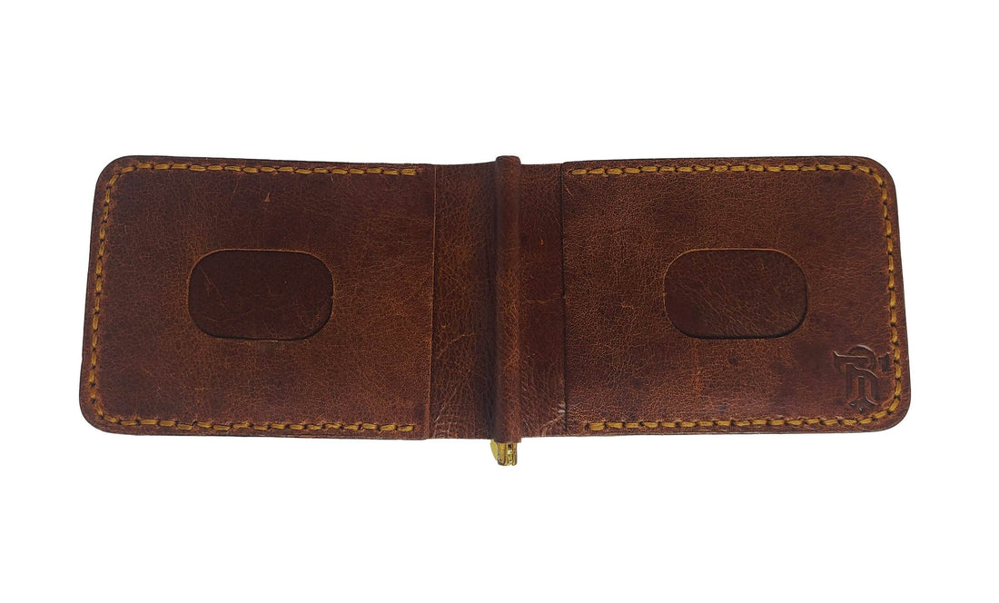 Article No 601 Money Clip Leather Wallet - Ridge N Threads Pakistan