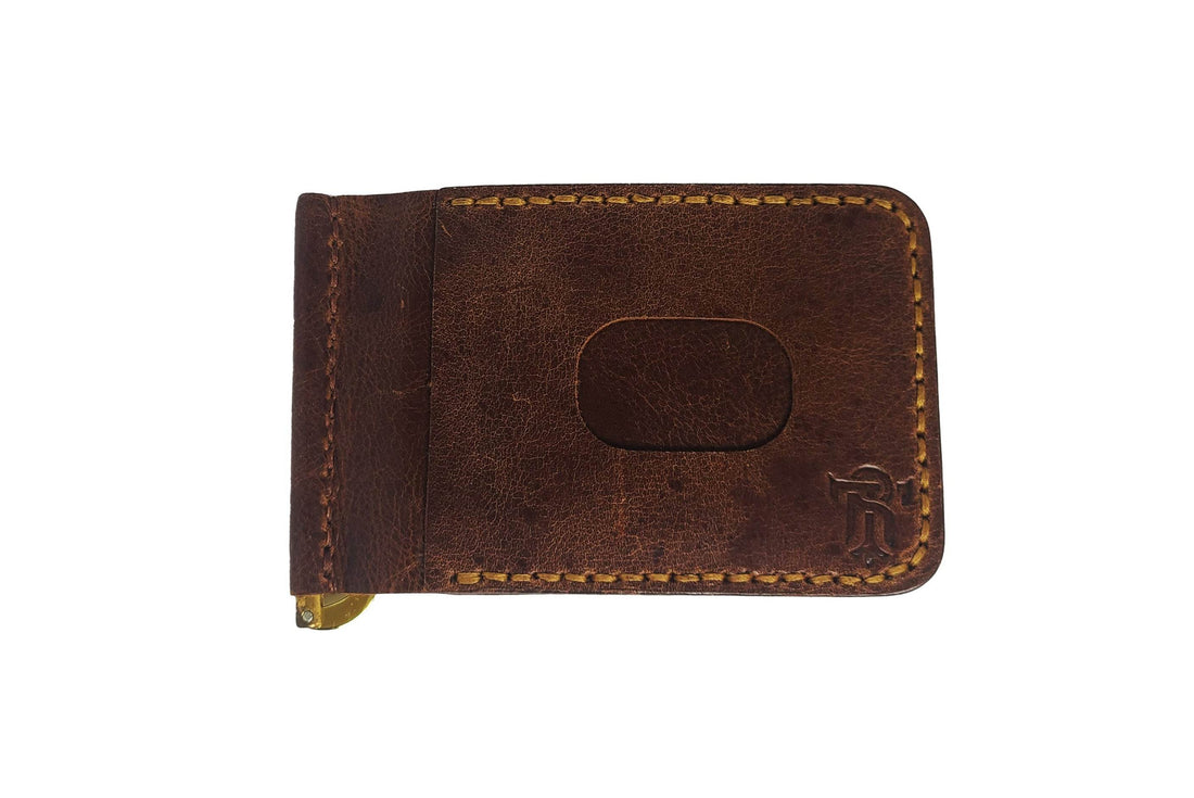 Article No 601 Money Clip Leather Wallet - Ridge N Threads Pakistan