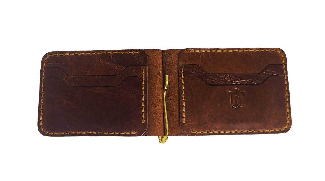 Article No 601 Money Clip Leather Wallet - Ridge N Threads Pakistan