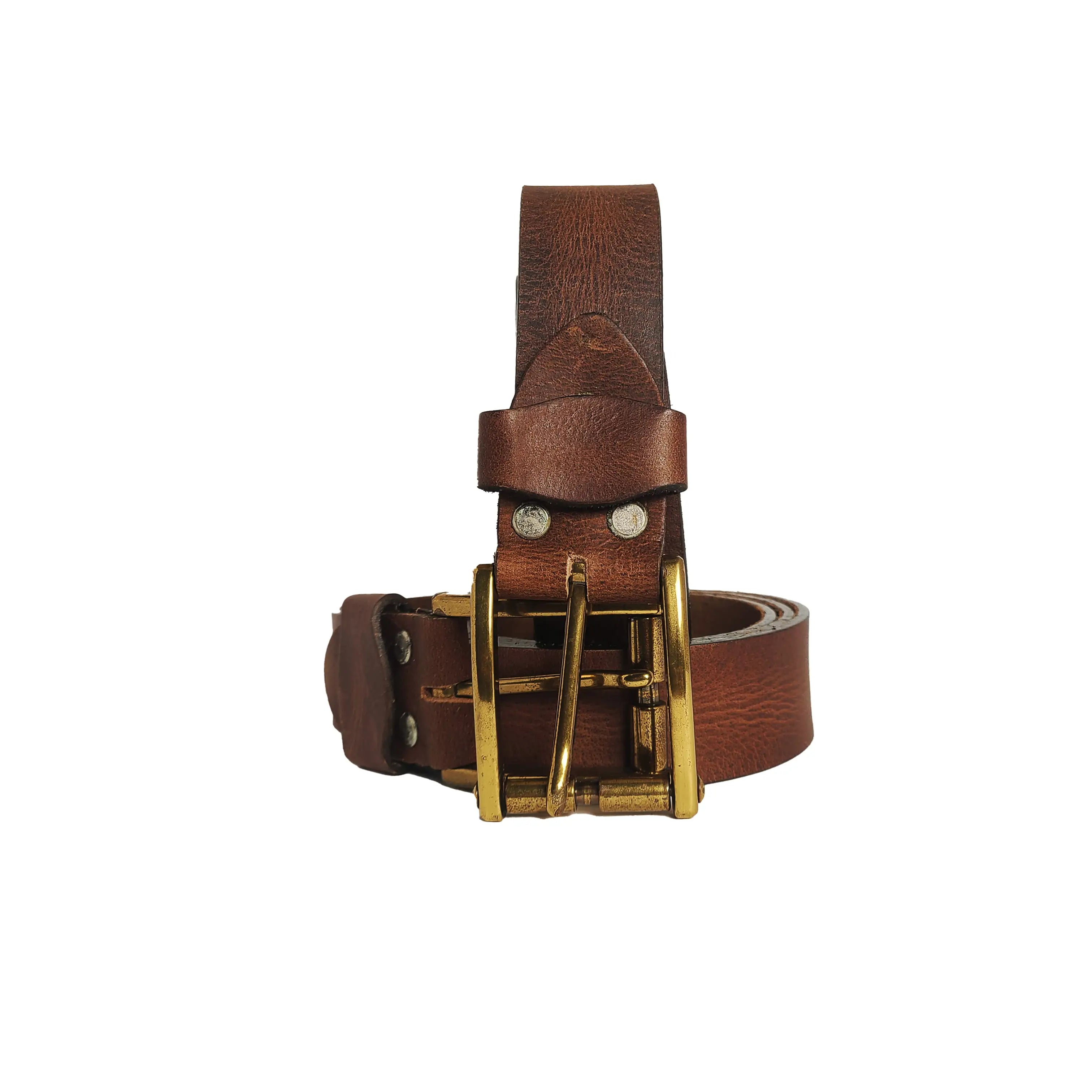 Original Handmade Genuine Leather Waist Brown Belt (Veg)