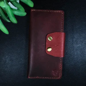 article no 703 long elegant wallet (with double button snap)
