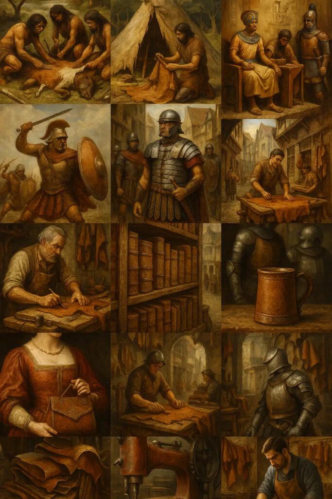 history of leather