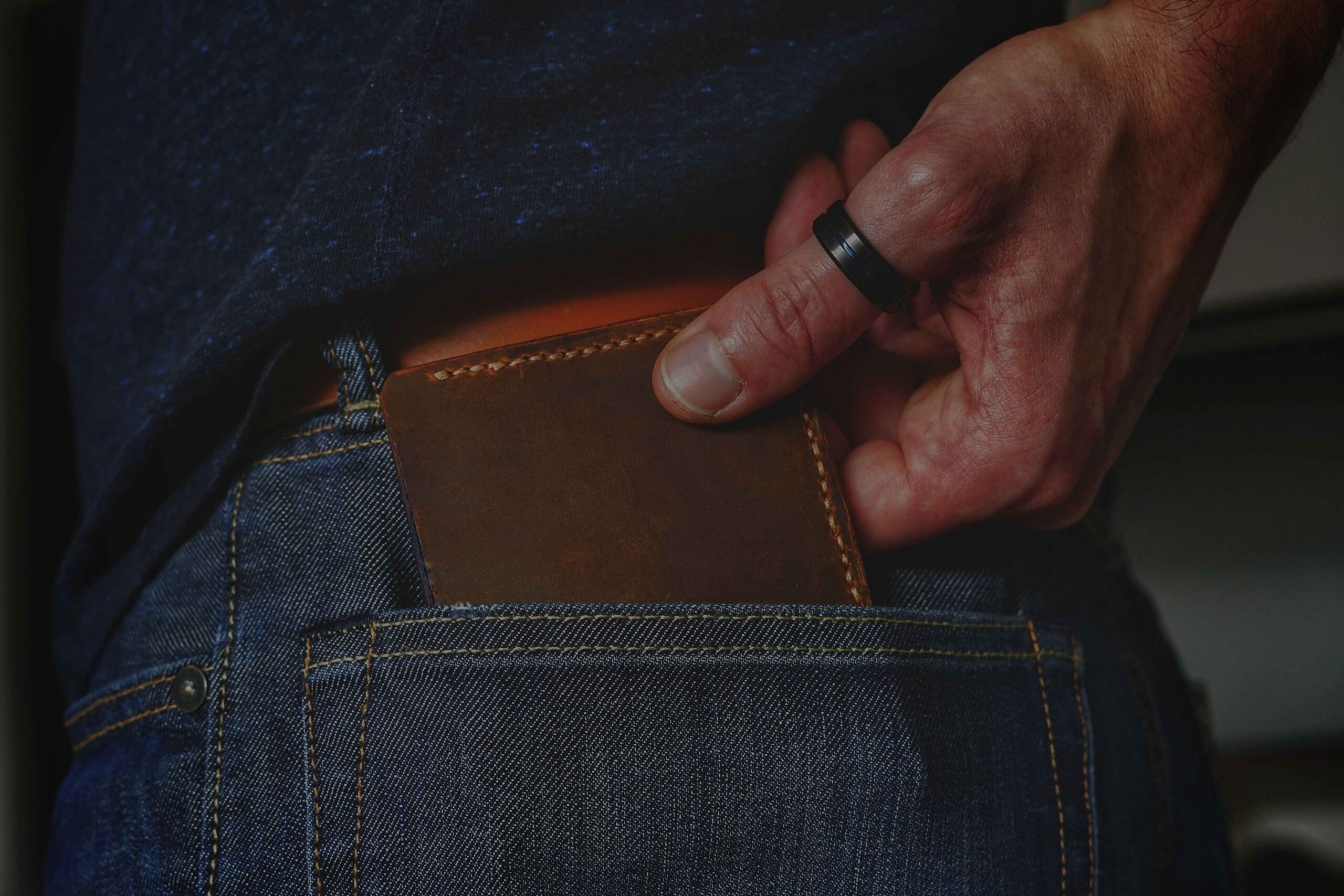 Handcrafted leather wallet